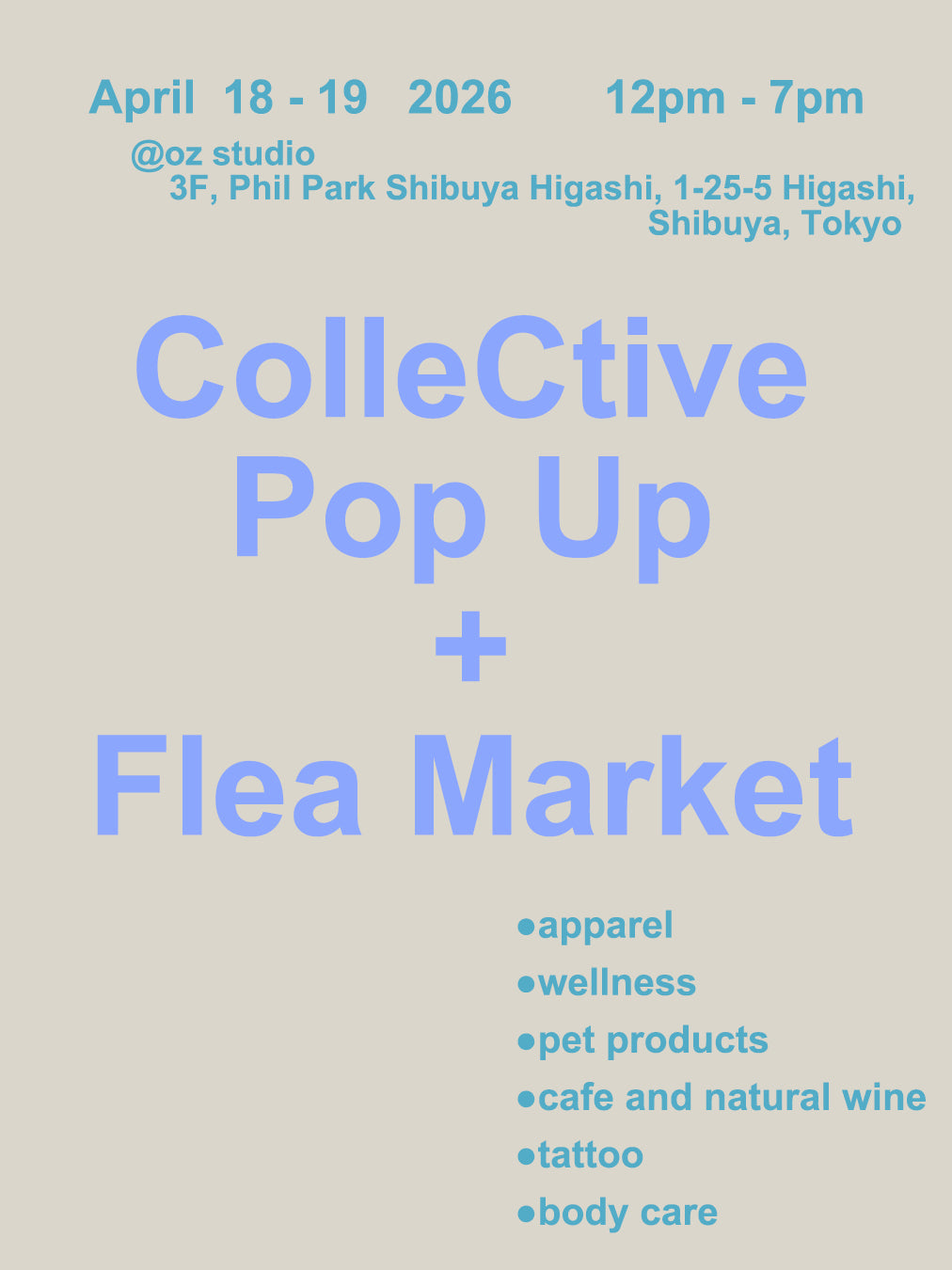 Collective Pop up at Shibuya