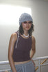 MIX BUTTON TANK TOP -BURGUNDY- *Only 1 stock