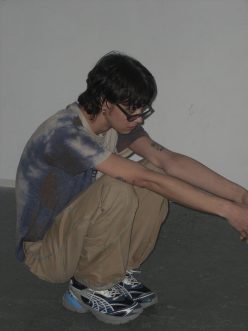 GOA TEE -TIEDYE PURPLE MIX-