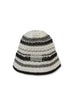 SUMMER MULTI BORDER HAT -IVORY MIX-
