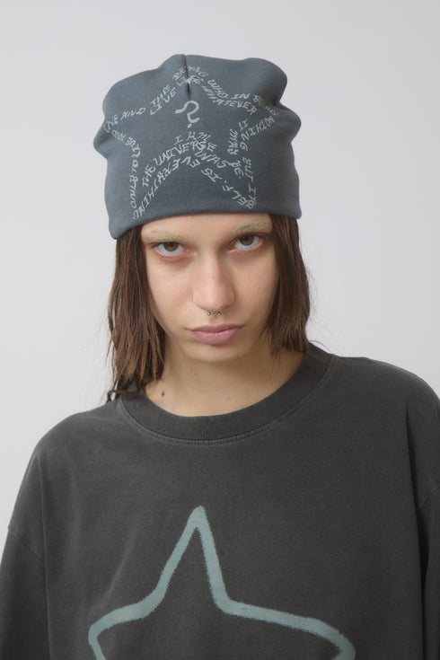 【PRE-ORDER】FEUERGOD × Cycle STAR BEANIE -CHARCOAL-