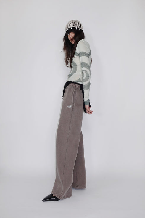 SECOND SKIN TOPS "Spiral Gecko" -GRAY-