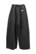 【PRE-ORDER】WOOL BALOON TUCK TROUSERS -CHARCOAL-