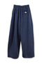 【PRE-ORDER】WOOL BALOON TUCK TROUSERS -NAVY-