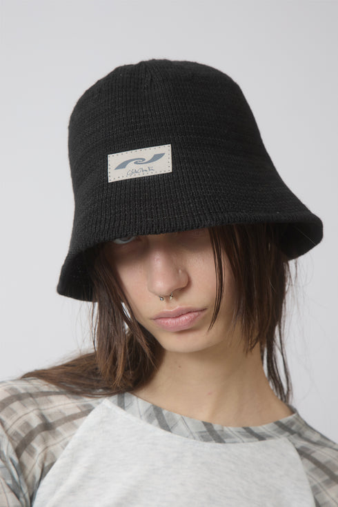 【PRE-ORDER】BELL BUCKET HAT -BLACK-