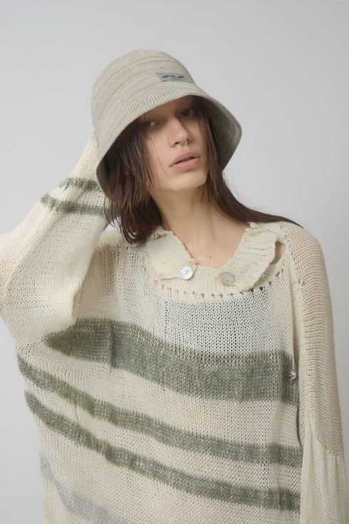 【PRE-ORDER】BELL BUCKET HAT -SAND-