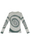 SECOND SKIN TOPS "Spiral Gecko" -GRAY-