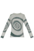 SECOND SKIN TOPS "Spiral Gecko" -GRAY-