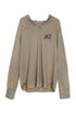 ECO FABRIC HOODIE -BROWN-