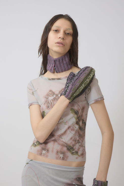 【PRE-ORDER】Allergy × Cycle MELANGE MITON -PURPLE MIX-