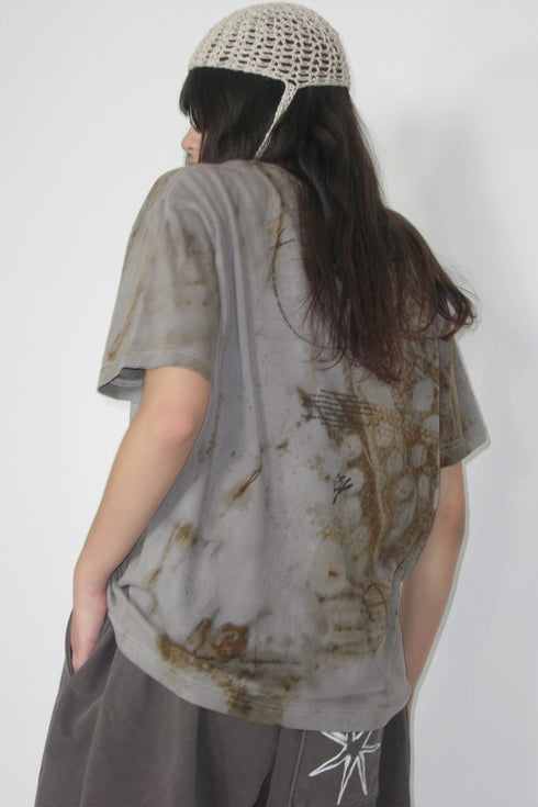 【RESTOCK】MISAKI USHIOZU × Cycle IRON RUST-DYEING TEE *Last1