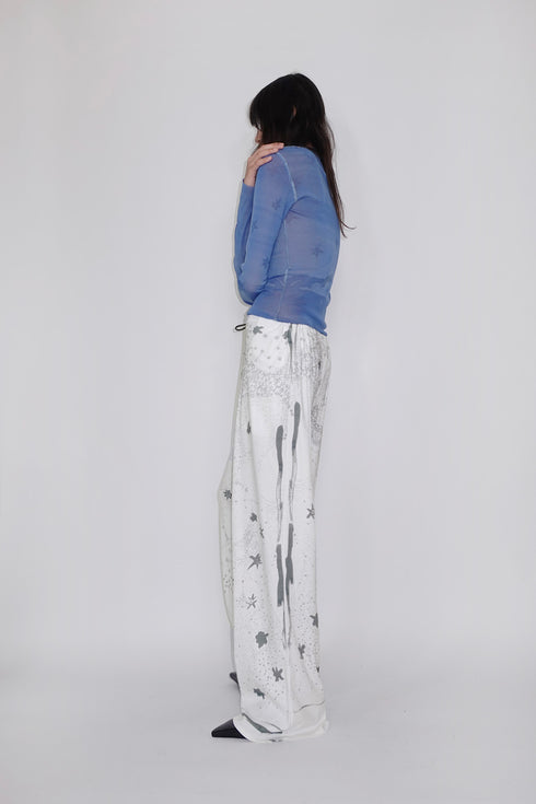 Mayte × Cycle DRAWING PANTS "starsstarsstars"