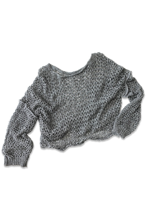 【RESTOCK】RAW MESH SUMMER KNIT TOPS *Last1