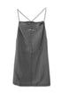 【RESTOCK】TECH REFLECTER LOGO MINI DRESS -CHARCOAL-