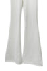 PIN TUCK CUT-OFF FLARE PANTS -WHITE- *Last1