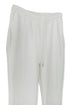 PIN TUCK CUT-OFF FLARE PANTS -WHITE- *Last1