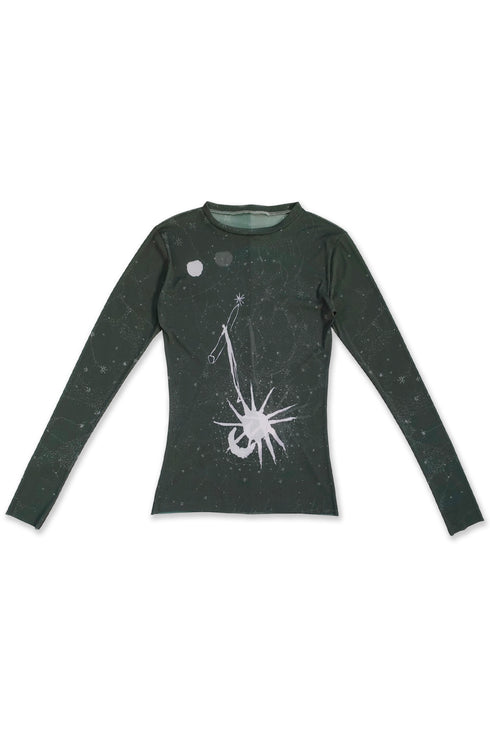 Mayte × Cycle SECOND SKIN TOPS "moon and sun"