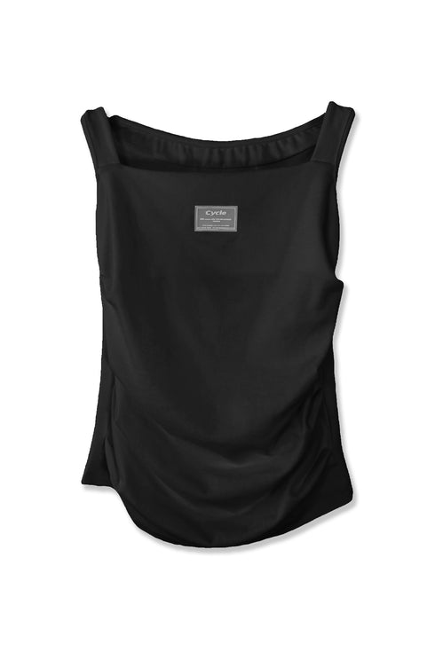 【RESTOCK】GATHER HOOD TANK TOP -BLACK-