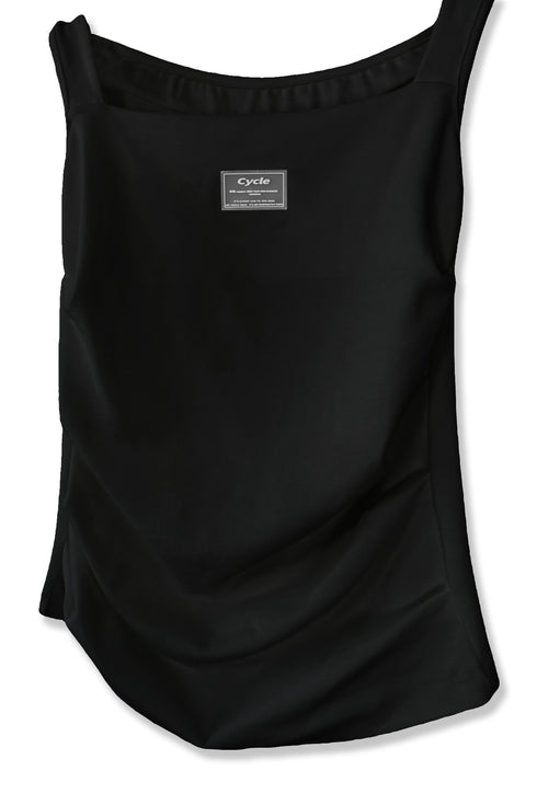 【RESTOCK】GATHER HOOD TANK TOP -BLACK-