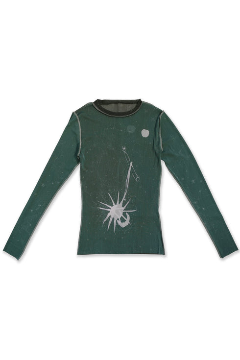 Mayte × Cycle SECOND SKIN TOPS "moon and sun"