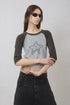 【PRE-ORDER】FEUERGOD × Cycle STAR RAGLAN TEE -CHARCOAL ASH BLUE-
