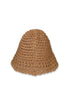 SUMMER STRAW HAT -SAND ORANGE-