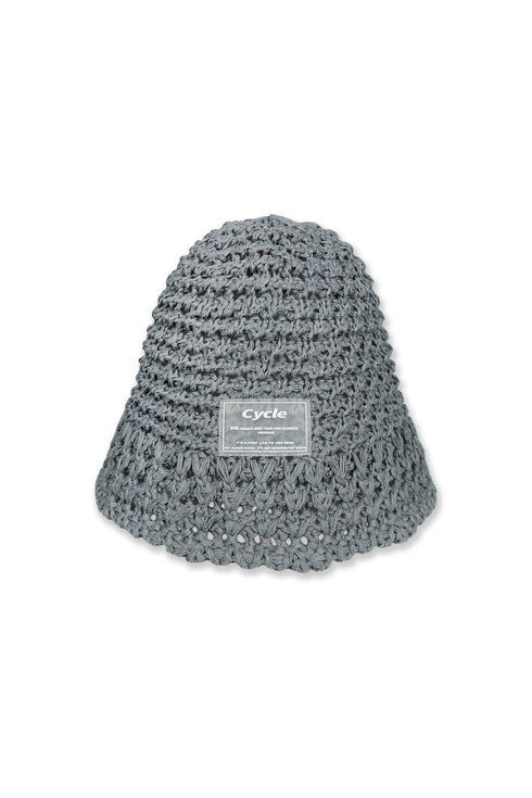 SUMMER STRAW HAT -GRAYISH BLUE-