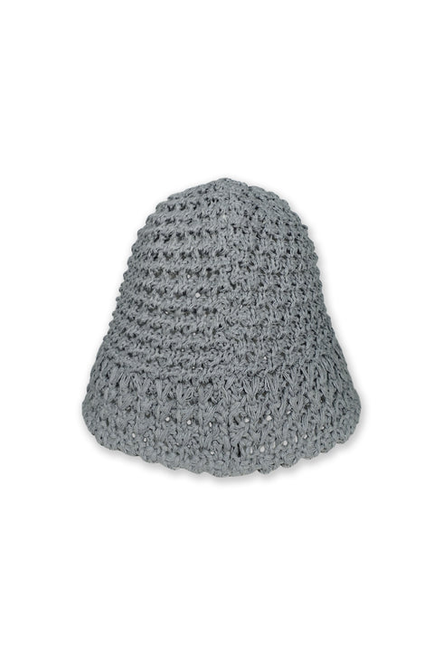 SUMMER STRAW HAT -GRAYISH BLUE-