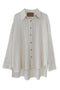 【RESTOCK】SUMMER KNIT SPIRAL BUTTON SHIRT -IVORY-