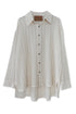 【RESTOCK】SUMMER KNIT SPIRAL BUTTON SHIRT -IVORY-