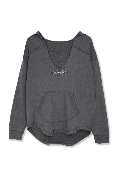 【RESTOCK】REFLECTOR LOGO HOODIE -CHARCOAL- *Last1