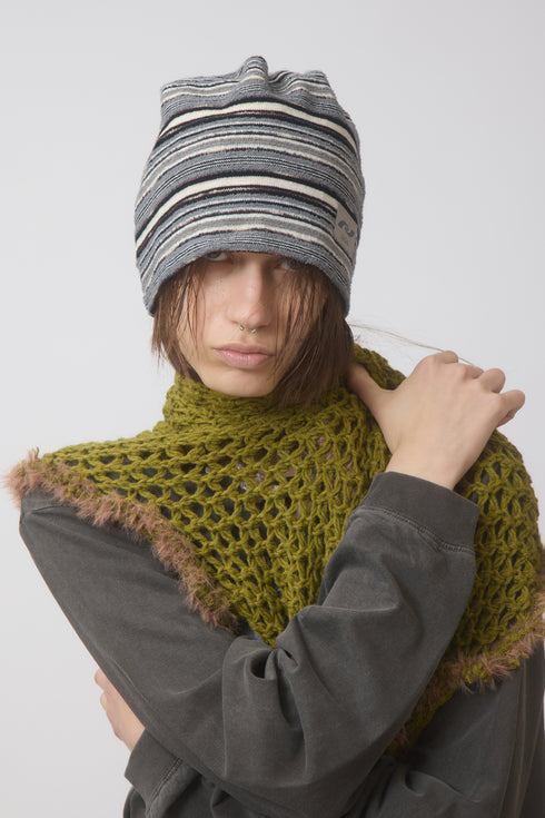【PRE-ORDER】MULTI BORDER KNIT BEANIE
