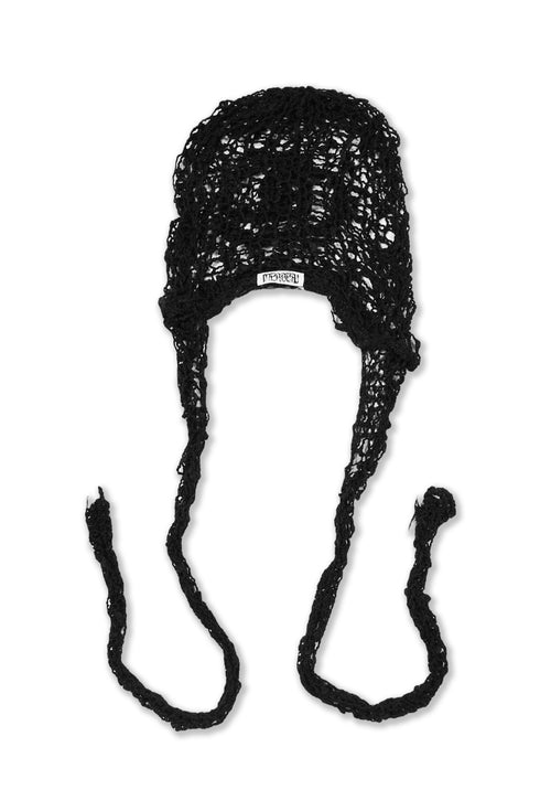 Merbeau × Cycle HANDMADE SPIRAL SUMMER BONNET -BLACK-