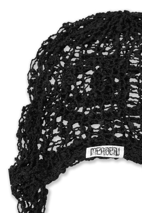 Merbeau × Cycle HANDMADE SPIRAL SUMMER BONNET -BLACK-