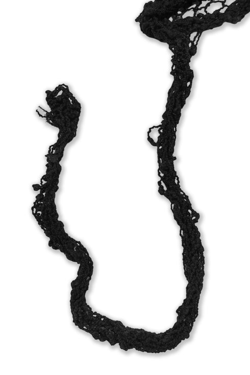 Merbeau × Cycle HANDMADE SPIRAL SUMMER BONNET -BLACK-