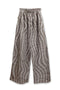 【PRE-ORDER】WAVY CHECK TROUSERS -BROWN MIX-
