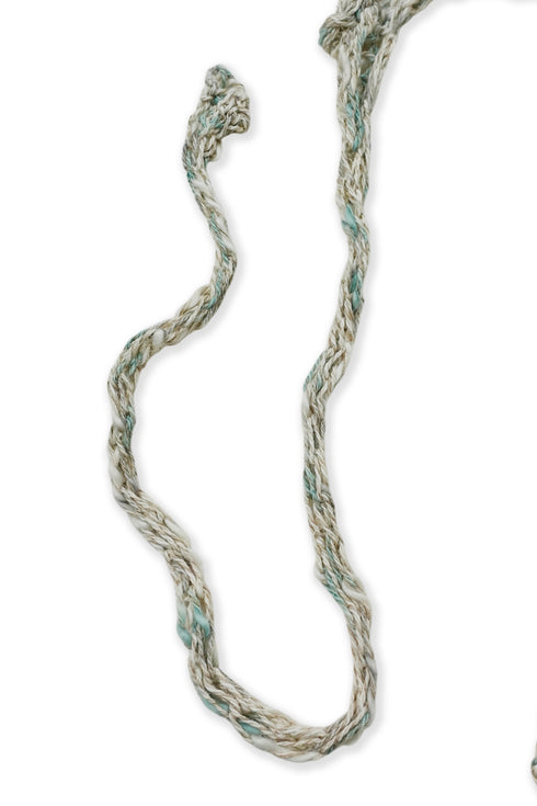 Merbeau × Cycle HANDMADE SPIRAL SUMMER BONNET -SAND×GREEN-