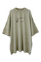 WASHED BIG TEE -YELLOW KHAKI- *Last1