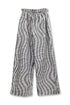 【PRE-ORDER】WAVY CHECK TROUSERS -GRAY MIX-