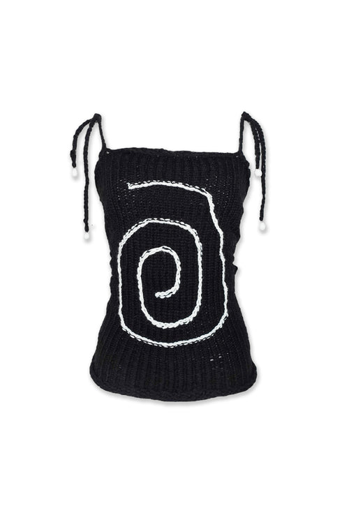 BEZNAL × Cycle "Spiral top" -BLACK- *Last1