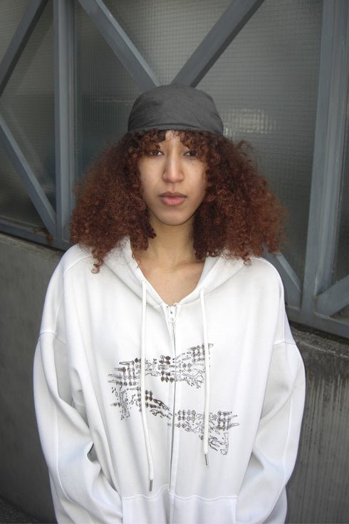 LOGO CRINKLED DU-RAG -GRAY- *Last1