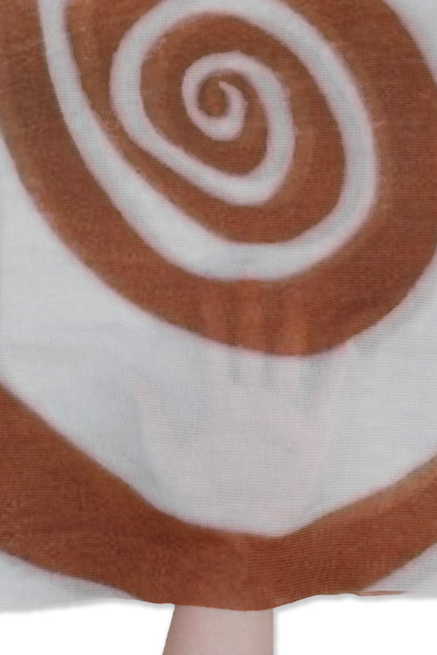 SECOND SKIN TOPS "Spiral Gecko" -RED-