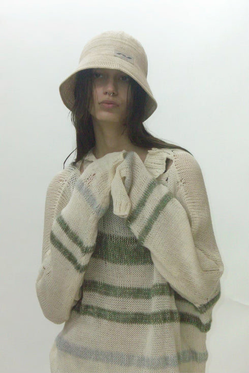 BELL BUCKET HAT -SAND-