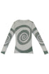 SECOND SKIN TOPS "Spiral Gecko" -GRAY-