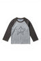 【PRE-ORDER】FEUERGOD × Cycle STAR RAGLAN TEE -CHARCOAL ASH BLUE-