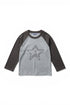 【PRE-ORDER】FEUERGOD × Cycle STAR RAGLAN TEE -CHARCOAL ASH BLUE-