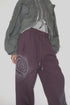PAINTED SPIRAL SWEAT PANTS -BORDEAUX- *Last1