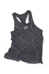 EXPOSED SEAMS TANK TOP -CHARCOAL- *Last1