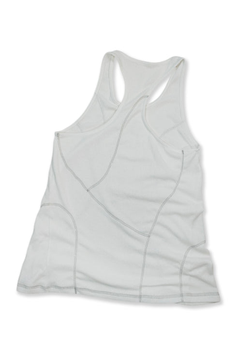 EXPOSED SEAMS TANK TOP -WHITE- *Last1