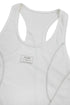 EXPOSED SEAMS TANK TOP -WHITE- *Last1